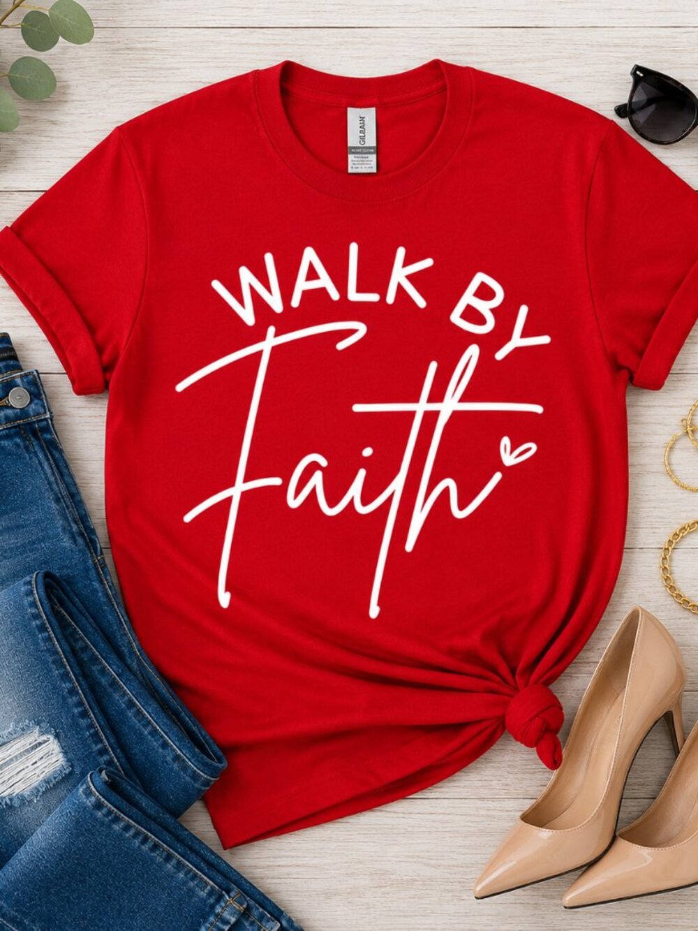 ❤️ Walk By Faith Graphic Tee ❤️